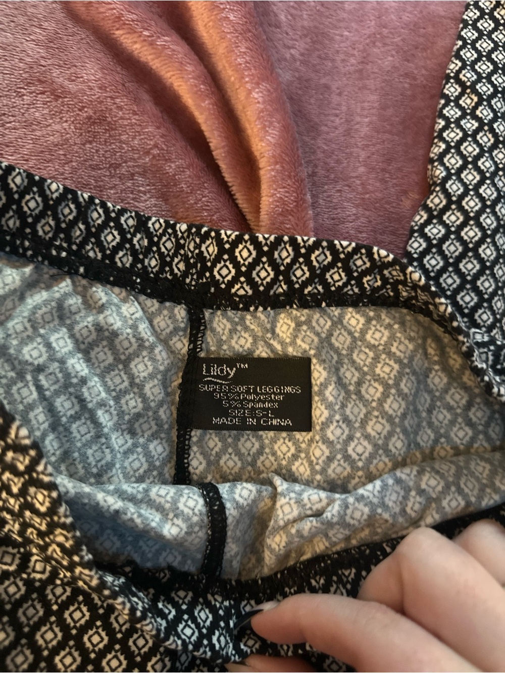 Lildy Black & White Super Soft Leggings